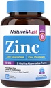 Zinco, Gluconato di zinco altamente assorbibile & Zinco Picolinato, 50 mg di zinco elementare, Gentle su Lo Stomach, Immune, Cell & Skin Health, 90 Caps Vegan