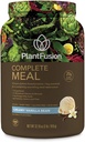 PlantFusion Complete Meal Sostituzione Shake - Polvere proteica a base vegetale con Superfoods, Greens & Probiotics - Vegan, Gluten Free, Soy Free, Non-Dairy, No Sugar, Non-GMO - Vanilla 2 lb