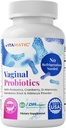 Probiotici vaginali vitamatic 20 Billions for Women pH Balance & Odor Control with Prebiotics & Probiotics 60 DR Capsule - Realizzati con mirtillo, D-Mannose, Hibisucs & Dandelion