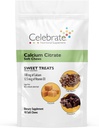 Celebrare Vitamine Citrato Citrato Citrato Citrato Soft Chews con Vitamina D3, 500mg, Citrato di Calcio Senza Zucchero & Gluten-Free per Pazienti Bariatrici, Dolce Trattamenti, 90 Conte