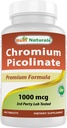 Migliori naturali cromo picolinato 1000mcg 240 compresse