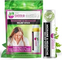 Rilievo di emicrania e mal di testa Balm Stick Roll on – 100% erbe Balm organico – Rilievo rapido da mal di testa, emicrania, congestione di naso ripieno, Tensione di collo – Nessun effetto collaterale Vapor Rub