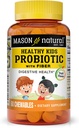 Probiotico per bambini sani di MASON NATURAL con fibra - Funzione digestiva sana, salute del fegato migliorata, 60 masticabili
