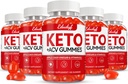 Keto ACV Gummies, Gluten & Sugar Free Apple Cider Vinegar Supplemento per Uomini & Donne - 300 Gummies (1500 mg-5 Pack)