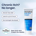 Dermeleve Back Bundle of Steroid Free Anti-Itch Cream Extra Strength 4 oz + Back Applicator (2 voci) | Psoriasis, Seborrheic Dermatitis, Viral Rash, Neuropathic (Nerve) Itch, Allergy, Hives