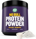 2lb No Bull polvere di proteine del siero non aromatizzata, supplemento di siero puro, istantaneo, proteine elevate, carb basso, senza riempitivi, senza additivi, senza aroma
