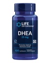 Estensione della vita Lithium 1000 mcg e DHEA 25 mg - Salute del cervello, Anti-invecchiamento, Longevità, Integratori di salute immuni e sessuali - 100 Conte