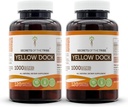 Segreti della Tribe Yellow Dock 120 Capsule (2 pz.), 1000 mg, Giallo Dock (Rumex Crispus) Radice secca (2x120 capsule)