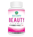 Best Earth Naturals Beauty Vitamins Phytoceramide Pills - Integratore di supporto per l'idratazione della pelle con acido lipoico alfa e altro ancora per aiutare a promuovere la pelle idratata - 30 conte