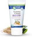 Crema di Eczema di Cura della Terra per Adulti & Bambini - Crema di Trattamento di Eczema di Oatmea Colloida con 9 idratanti - 2.4 OZ