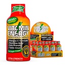 Vitamin Energy Focus+ Extra Strength Energy Shot Mango 12 Pack, 260mg Natural Caffeine, B-Vitamins, CoQ10, Aminoacidi, Focus, Produttività & Clarity, Zero Sugar, Gluten-Free, 1.93 fl oz
