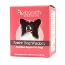 Hebsmith Senior Dog Saggezza – Supplemento Demenza Cane – DHA per la salute del cervello del cane senior - Supplemento senior per cani- 60ct Grandi Chews