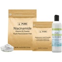 Ingredienti originali puri Acido ialuronico, Niacinamide e Glycerin Bundle, Varie dimensioni, Inodore, Incolore