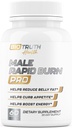 Maschio Rapid Burn PRO | NEW Fat Burner for Men Weight Loss Pills | Appetite Suppressant, Carb Blocker, Energy Booster | 6 Ultra Dosed Powerful Ingredients | Safe 3rd Party Tested - 60 capsule