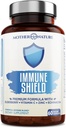 Integratore avanzato di supporto immunitario 7-in-1 per le allergie - Elderberry, vitamina C, zinco e altro ancora - Migliora l'immunità in adulti e bambini (60 capsule vegane)