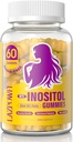 Inositol Gummies con Myo-Inositol & D-Chiro Inositol,Vitamin D3,Magnesium Glycinate& Zinc - Ideal 40:1 Ratio - 30 giorni di alimentazione-99