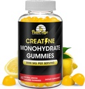 Creatina Gummy Supplement- Limone aromatizzato Creatina Monoidrato Pre Workout Chews for Energy Boost, Creatina Supplemento per costruzione di muscolo e forza, Vegan, Non OGM 90 Conte