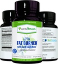 Potenza per natura: Bruciatore grasso di leptin con Blocker Carb - 60 capsule senza glutine, Pillole dieta perdita di peso di Leptin, Bruciatore grasso efficiente, Appetite Suppressant