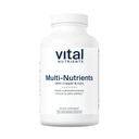 Vital Nutrients Multi-Nutrients 4 | Citrate/Malate Formula (con Rame e Ferro) | Formula Multi Vitamina/Minerale con Potenti Antiossidanti | Modulo Biodisponibile | Non OGM | 180 Capsule