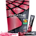 WELLNESS LABSRX Creatina Monoidrato Polvere - 5000mg, Frutta Punch Flavor - 60 Sachets - 300g