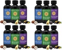 Oli Commestibili All-Natural, Mini Oil Sampler Set con Pure C60 ESS60, Supporto Immune e Supporto Congiunto Integratore con Olio di Oliva, Olio di Avocado & MCT Coconut Oil, Set da 12, 2 Oz