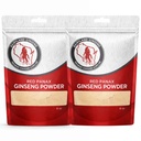 Polvere di Ginseng di Panax rosso con Ginsenoside naturali (16 oz)- Supporta energia sana, vitalità, umore e altro ancora, polvere di radice di Panax Ginseng coreana per Smoothies, caffè o bevande (2 pacchetti)