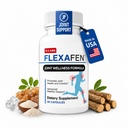 N-Labs Flexafen Joint Support Supplement – Joint Health Support with MSM, Collagen Type 2, Acido ialuronico, Boron & White Willow Bark – Supporta il comfort congiunto, Flessibilità & Mobility – 30 Capsule