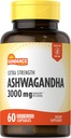 Sundance Ashwagandha Capsule | 3000mg | 60 Count | Formula di resistenza extra | con estratto di pepe nero | Non OGM e Gluten Supplemento gratuito