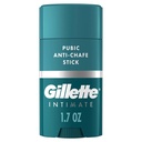 Gillette Intimate Pubic Anti-chafe Stick, riduce la presa e l'irrigazione, Pubic Anti-Chafing per gli uomini, facile applicazione, Dermatologo testato