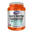 NOW Alimenti Nutrizione sportiva, Concentrato di proteine del siero, 24 g con BCAA, Polvere non aromatizzata, 1.5-Pound