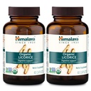 Himalaya Organic Licorice, 120 giorni di alimentazione - Integratore di salute digestivo per l'upset Stomach, Bloating occasionale e Heartburn - USDA Organic, Vegan, Non-OGM, Non-DGL, Senza glutine, 60 Caplets, 2 Pack
