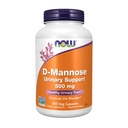NOW Integratori alimentari, D-Mannose 500 mg, Progetto non OGM verificato, Tratto urinario sano*, 240 capsule di Veg