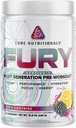 Fury V2: Polvere pre-allenamento per massimizzare le prestazioni in Gym W/Zum-XR® Caffeina, L-CItrulina e Alpha GPC (40 Scoops) (Black Lightning)