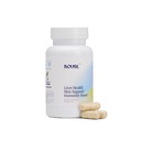 Nouel | Skin + Liver + Immunity Support | Supplemento di recupero per bere | Milk Thistle, NAC, Acido ialuronico, CoQ10, Biotina, Antiossidanti | 40 capsule