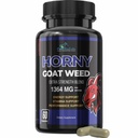 Horny Goat Weed Extra Strength - con Maca, L-Arginina, Ginseng - Boost Desire, Performance, Stamina, Energy, Non-GMO Formula, 60 capsule
