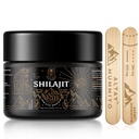 Shilajit Resina con Acido Fulvic & Trace Minerals, Original Siberian Shilajit Pure con 85+ Acido Humic Supplement Gel per Energy & Immune System - 100 Serving / 50g
