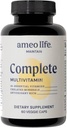 Multivitaminico giornaliero per Adulti Uomini & Donne – Multivitaminici Chelati con Zinco, Biotina, Iodio, Cromo, Manganese & Vitamine A, B6, B12, C, D, E – Supporto Immune & Energy Completo – 60 Capsule