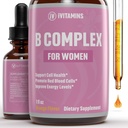 B Complex Vitamine per le donne | Aiuta a migliorare la funzione del cervello, la digestione, l'energia, & More | B Vitamins Complex per le donne | Vitamine B Complex | B Complex Vitamine | B12 Complex | 1 fl oz