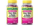 Anexa Spring Valley Extra Strength Biotin Hair, Skin & Nails Integratore alimentare, 5000 mcg, 120 Conte (Pack of 2), 240 Conte (Pack of 1)