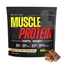 COLOSSAL LABS Muscle Protein Whey Powder [5 lbs/Pack of 1]– Filtro a freddo, 25g Proteine Pure, 6.6g BCAA (Packaging May Vary) (5 Pound (Pack of 1), Cioccolato di burro di arachidi)
