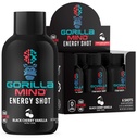 Gorilla Mind Energy Shots (Pack of 6) - Migliorato Focus & Energy, Senza zucchero, Fast-Acting, Potent Formula con Vitamins & Natural Extracts (Black Cherry Vanilla)