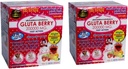 2 scatole Gluta Berry Glutathione e Collage Bevande Punch