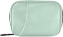 Naanle Pill Box 7 giorno Pill Case Travel Pill Organizer Bag con Zipper Portable Weekly Case Dimensioni compatte per il supporto supplemento di vitamina, Solid Color Light Green, 4.6 x 3.14 x 1.88 pollici, 0,12 kg