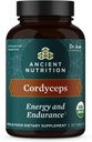 Antica Nutrition Organic Cordyceps Tablets, Made con Ashwagandha, Supporta energia e resistenza, Gluten Free, Vegan, Paleo e Keto Friendly, 30 Conte