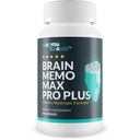 Brain Memo Max Pro Plus - Top Memory & Brain Memo Max Pro Supplement - Supporto Memoria migliorata & Mental Acuity - Aiuto Natural Brain Funzione - Supporto Focus, Mental Recovery, & Energy