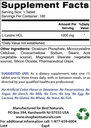 I migliori naturali L-Lysine 1000mg & Vitamina C 1000 mg