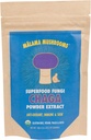 Polvere di Estratto di Chaga di Malama, Polvere di funghi del corpo di fruttificazione organico, adaptogenico di Superfood, supporta il sistema immunitario, la salute della pelle e la fatica, 100 Servings