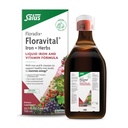 Floradix Floravital Liquid Iron & Vitamin Formula - Supplemento di ferro liquido con C & B Vitamine & Erbe per il supporto energetico - Vegan, senza glutine, senza lievito e non OGM - 23.7 Fl Oz