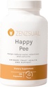 ZENZSUAL Happy Pee – Supporto del tratto urinario con mirtillo organico e D-Mannose - Supporto completo di sollievo dal dolore UTI per le donne - 120 capsule