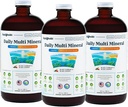 LIQUIDHEALTH Integratore Multi Minerale giornaliero con Acido Fulvico, Trace Ocean Minerali Ionica a base vegetale - Supporto Immune, Energia, Salute Gut, Detox - Made in USA, Vegetariano (3 Pack)